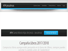 Tablet Screenshot of apajesuitinaselche.com